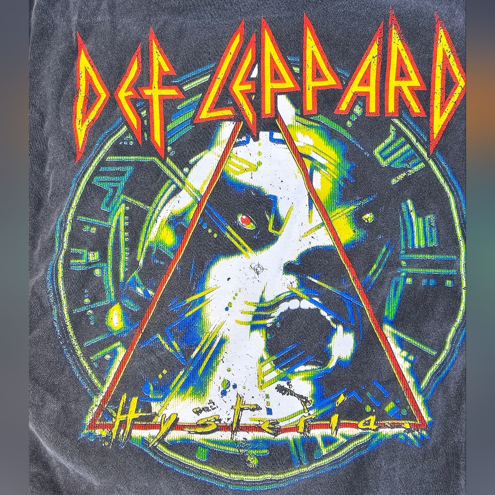 DEF LEPPARD 2XL SHIRT 2022CR,metallica,slayer,motley crue,poison